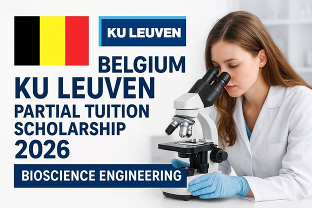 Belgium KU Leuven Bioscience Engineering Partial Tuition Scholarship 2026